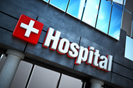 Imagem de um hospital.