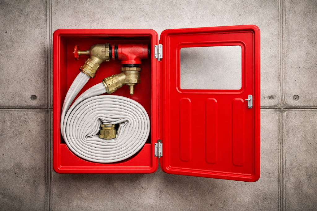 Imagem de um sistema de hidrante.